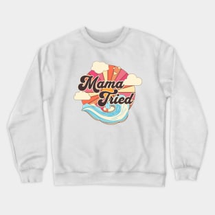 Mama Ocean Summer Crewneck Sweatshirt